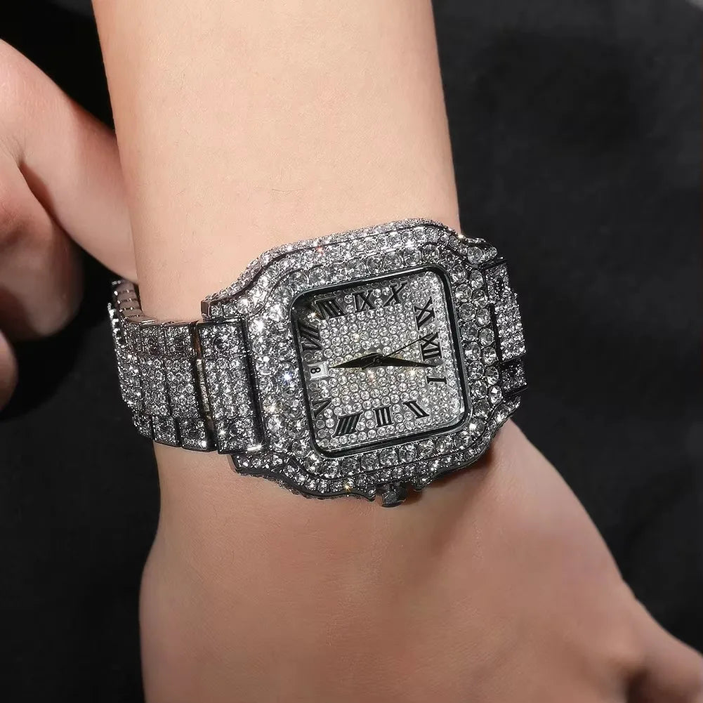 Wristwatch Roman Numerals Diamond