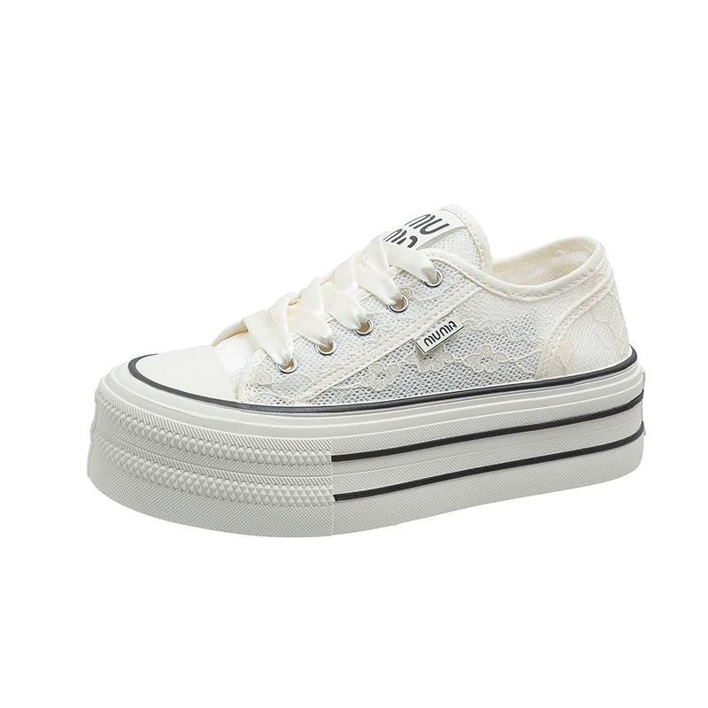 Thick base height increase sport shoes women New Spring 2025 Collection shoes women sneakers Fashion Trends sports shoes