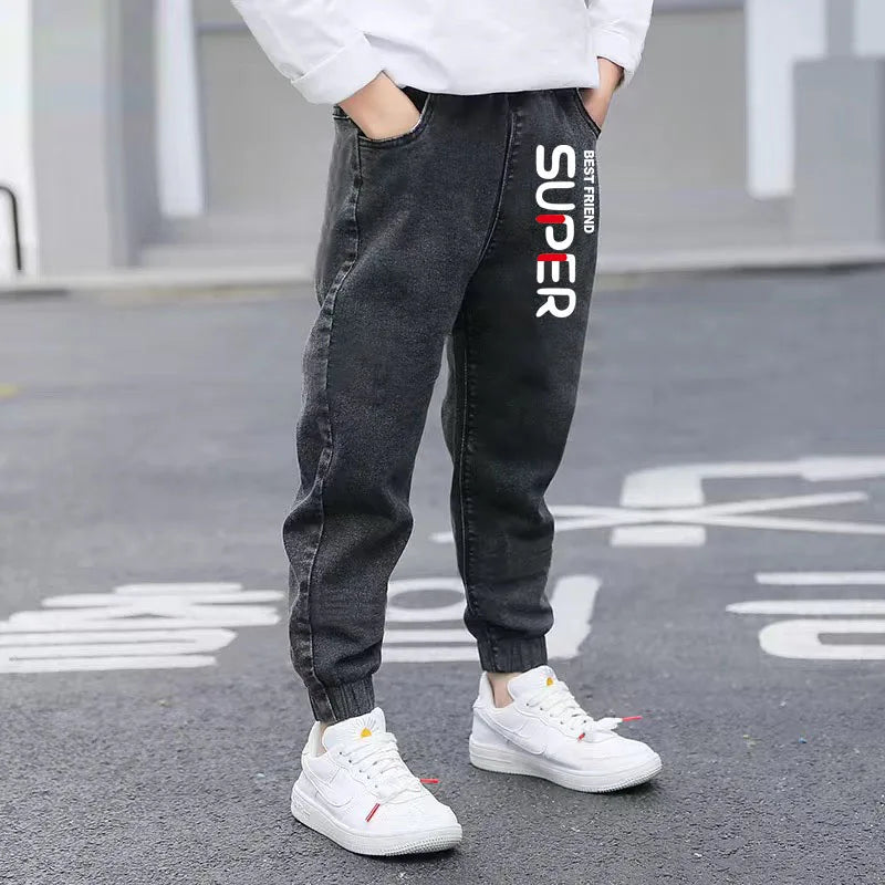 2025 New Boys' Casual Jeans for Spring