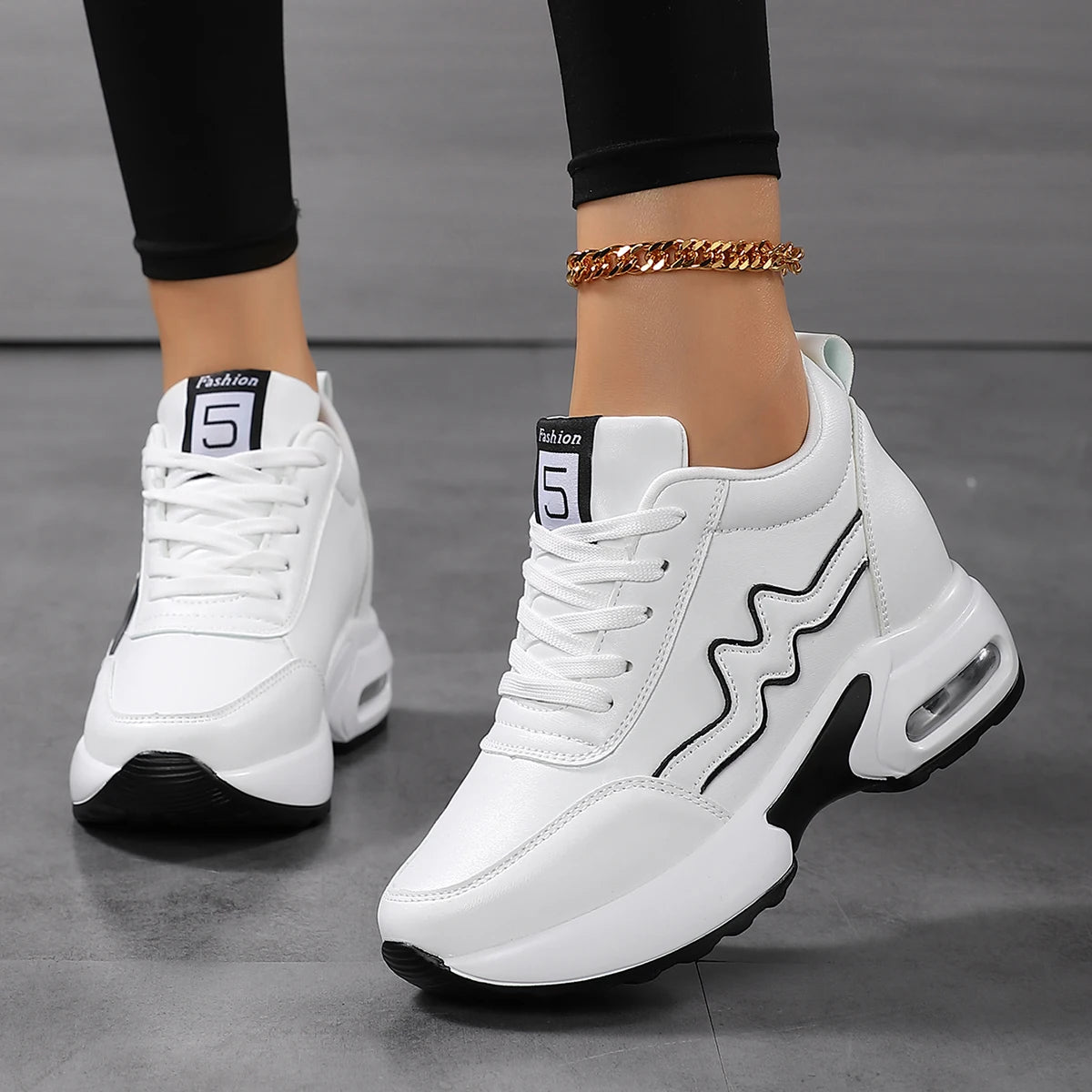 Women's Korean Style Casual Sneakers Outdoor Sports Tennis & Running Shoes