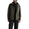2025 Men's Spring Autumn Casual Jacket in Canvas Stand Collar Zipper Large