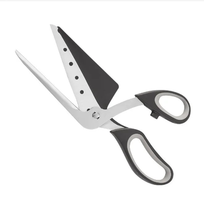 Stainless Steel Kitchen Scissor Pizza Cutting Spatula Slicer Tools Ultra Sharp
