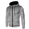t 2025 Autumn Men Casual Outdoor Hoodie Pocket Zip up Slim Sweatshirt