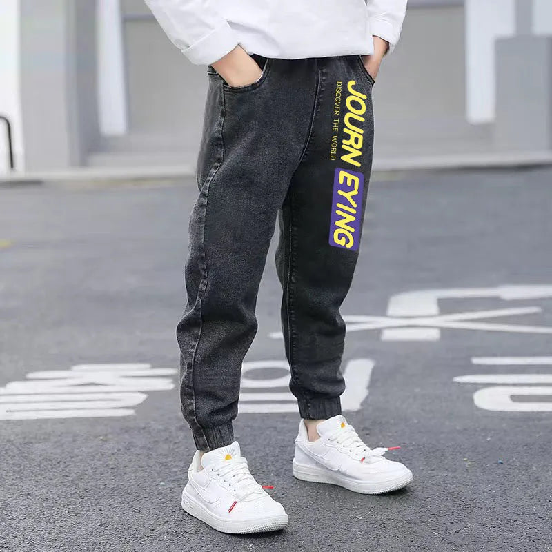 2025 New Boys' Casual Jeans for Spring