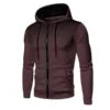 t 2025 Autumn Men Casual Outdoor Hoodie Pocket Zip up Slim Sweatshirt