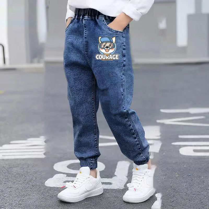2025 New Boys' Casual Jeans for Spring