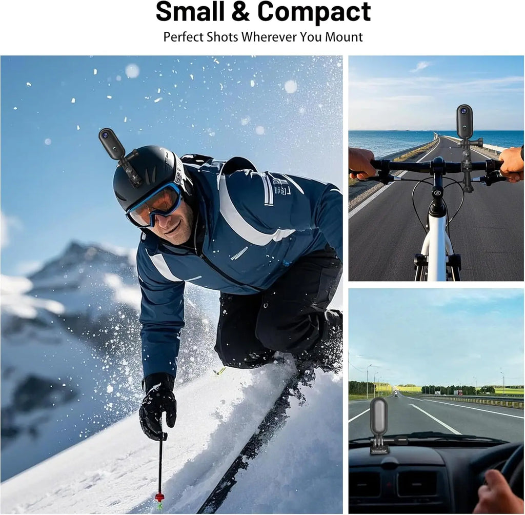 128GB FHD 1080P Mini Body POV Camera, Wearable Action Body Cam