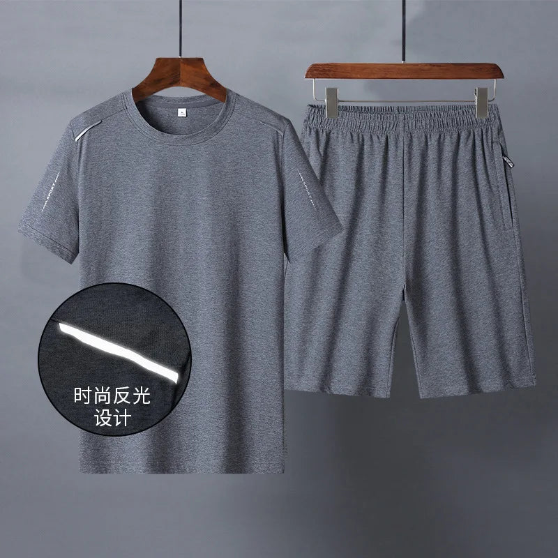 2024 New Arrivals Fashion Handsome Popular Cotton Thin Fitness Jogging Fast Walking Suit Men