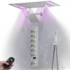 Digital Display Shower System Set Rain LED
