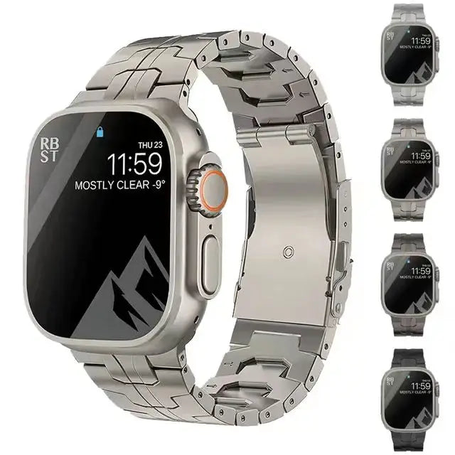2025 High Quality  Titanium Watch Wrist Band Strap for Apple Watch