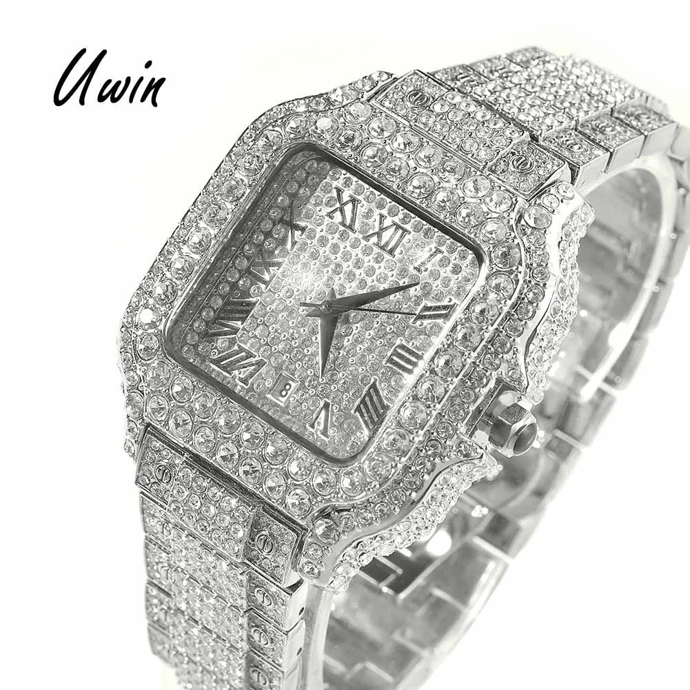 Wristwatch Roman Numerals Diamond