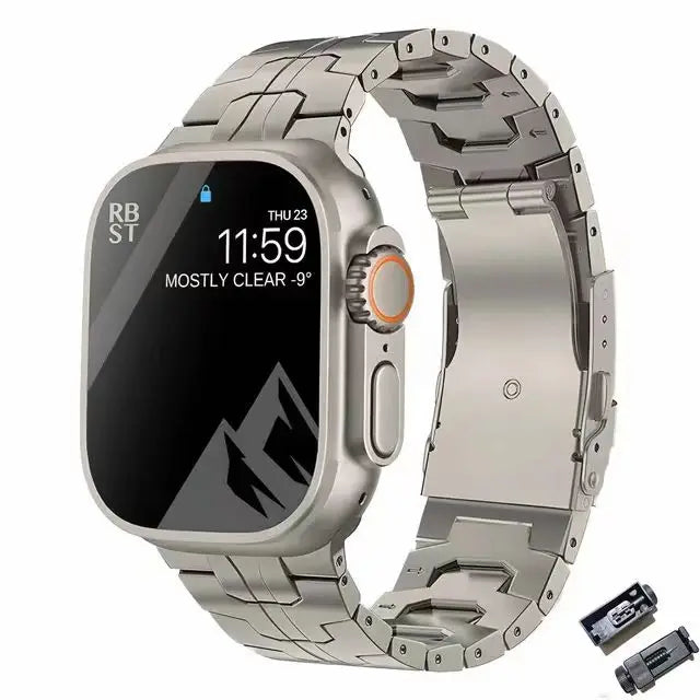 2025 High Quality  Titanium Watch Wrist Band Strap for Apple Watch