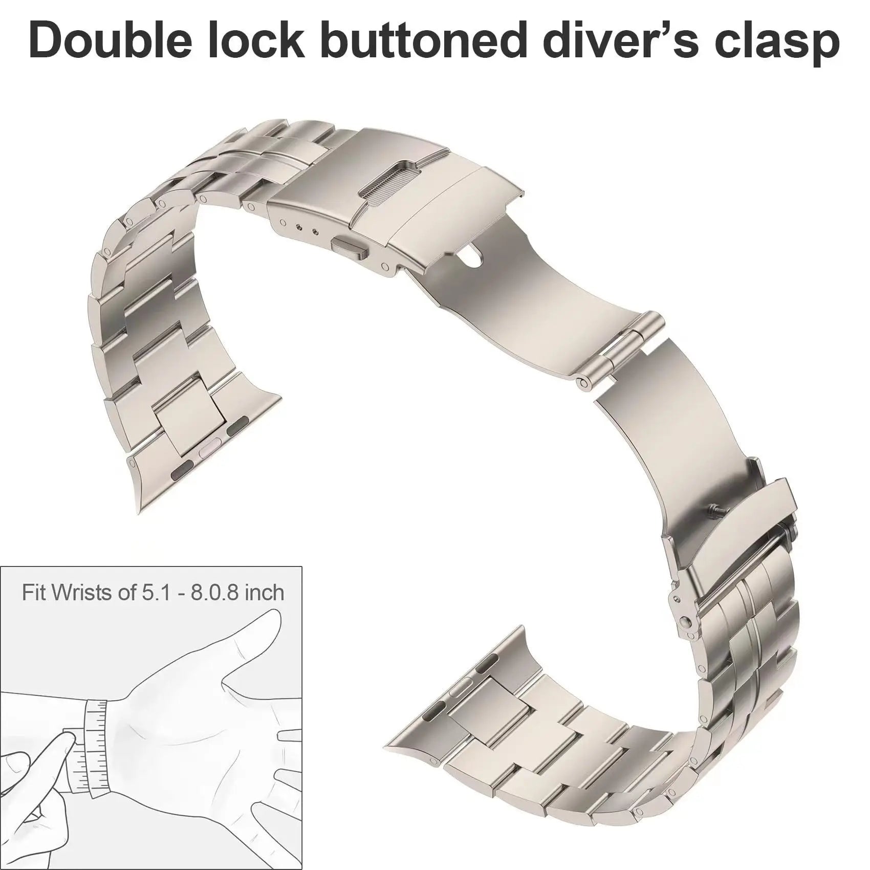 2025 High Quality  Titanium Watch Wrist Band Strap for Apple Watch