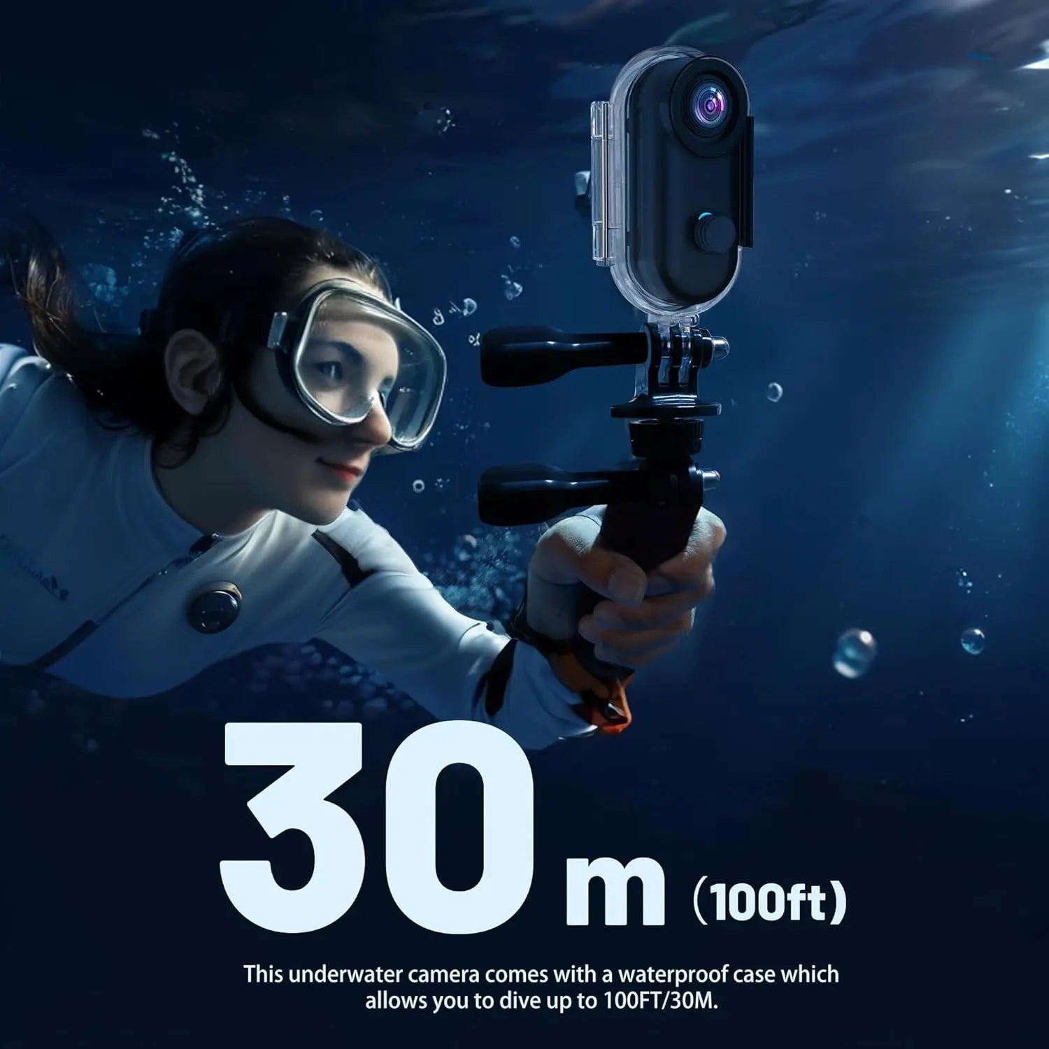 128GB FHD 1080P Mini Body POV Camera, Wearable Action Body Cam