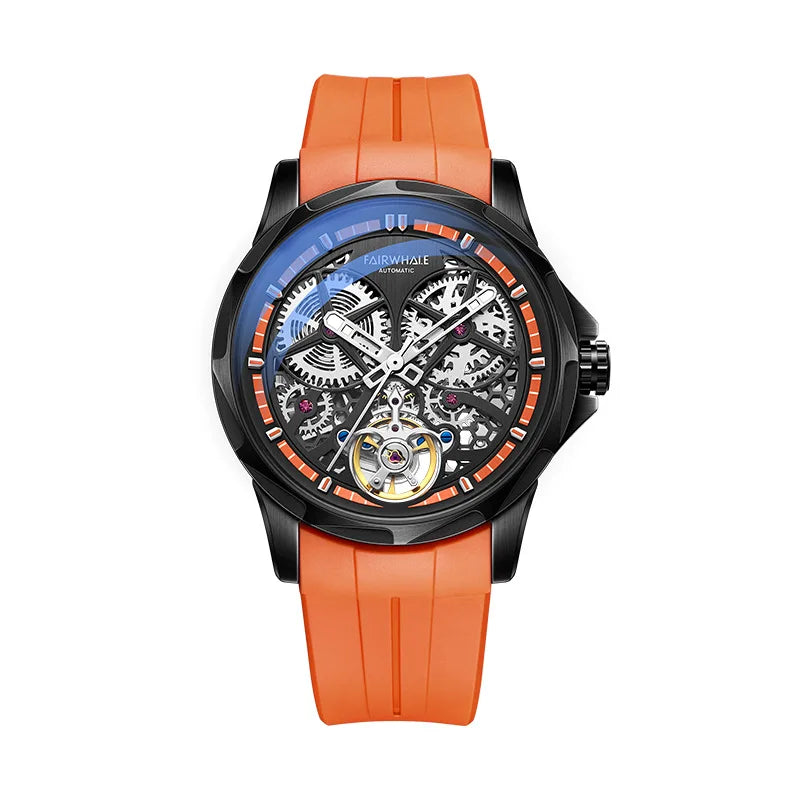 2025 luxury and Strap Men Watch Automatic Watch Skeleton
