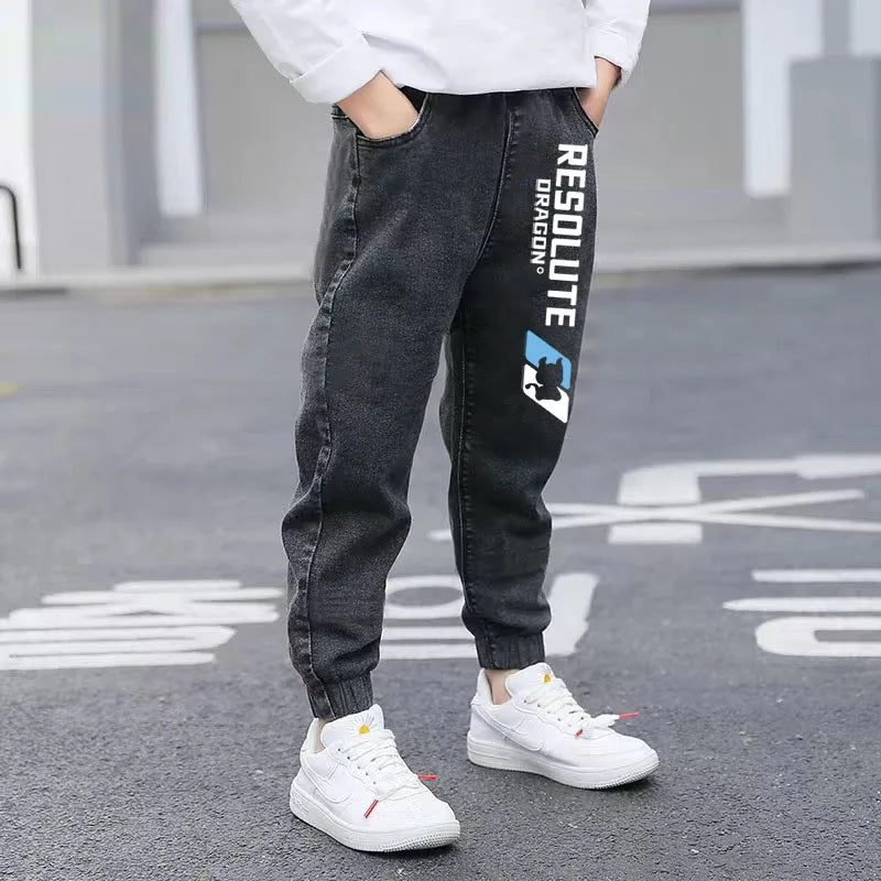 2025 New Boys' Casual Jeans for Spring