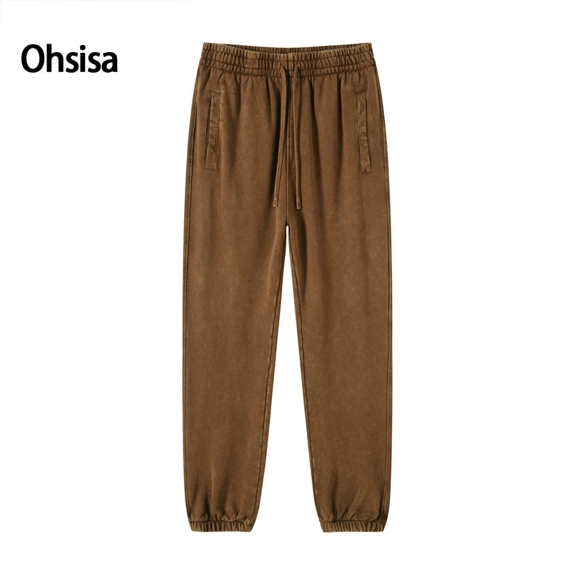 Ohsisa 2025 Men's Casual Street Fashion Brand Batik Old Loose