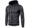 t 2025 Autumn Men Casual Outdoor Hoodie Pocket Zip up Slim Sweatshirt