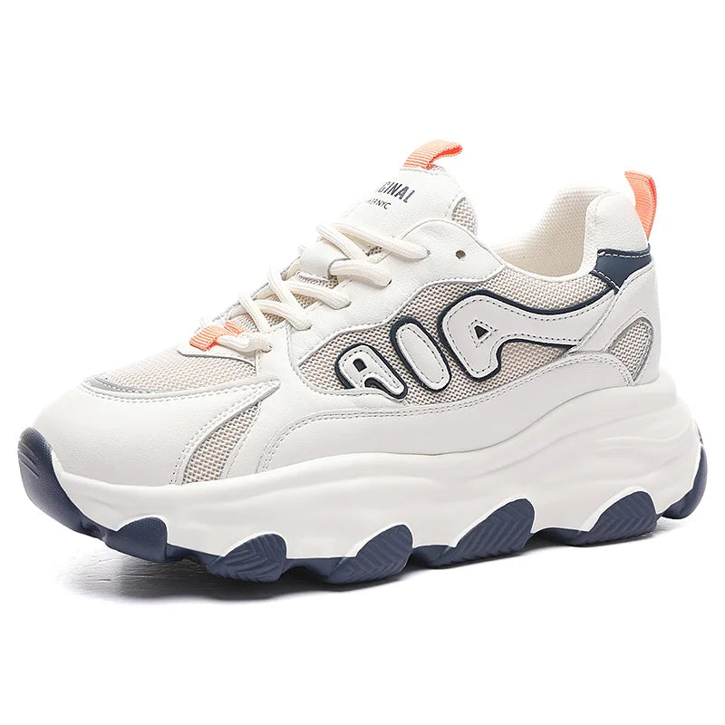 Women's Thick Shoes-Chunky Genre Walking Sneakers for Ladies