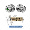 Lock Stainless Steel Round Door Handle Smart Lock
