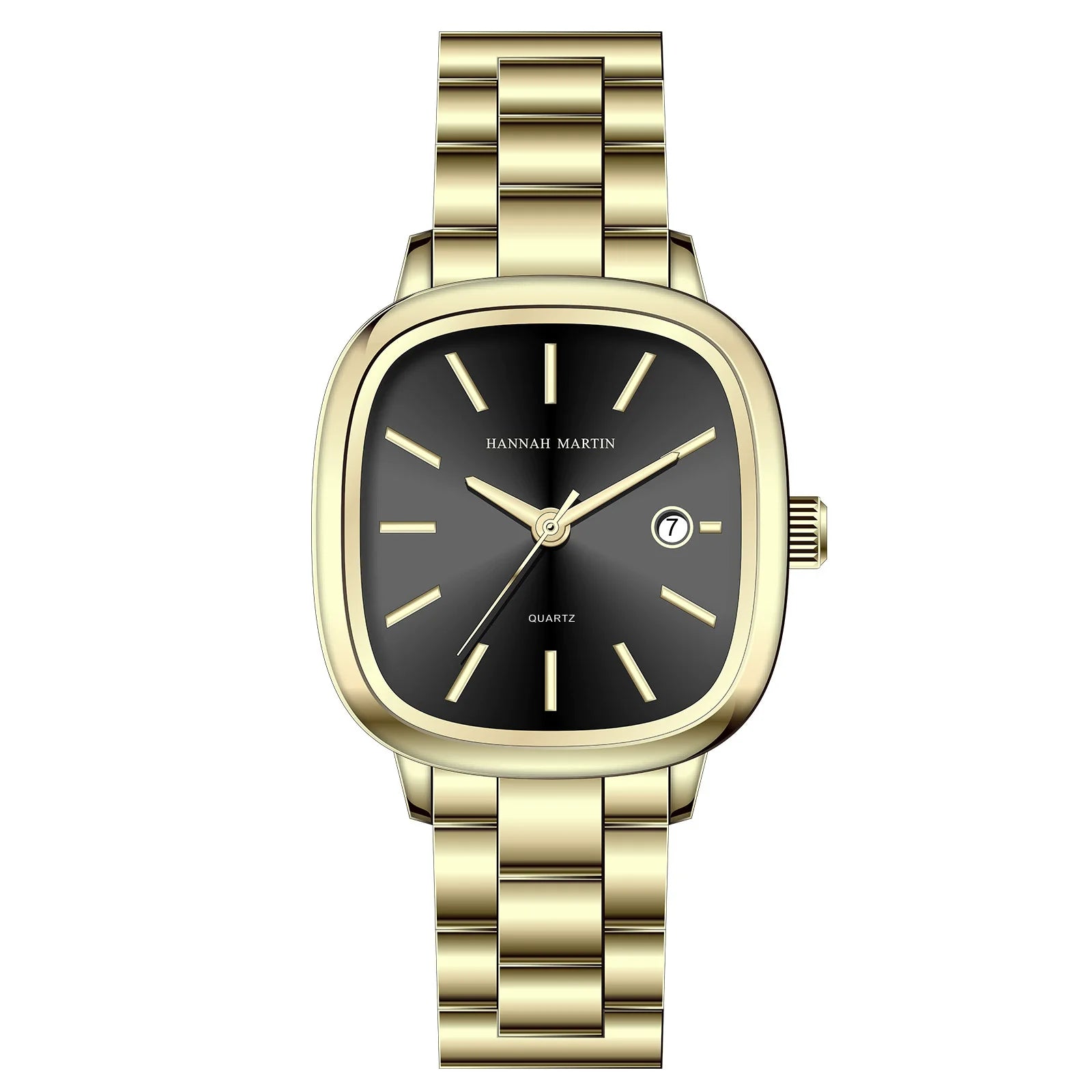 Square Watches Luxury High Quality Original Brand Gold