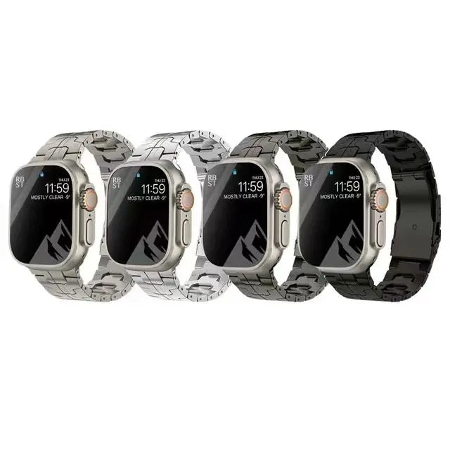 2025 High Quality  Titanium Watch Wrist Band Strap for Apple Watch
