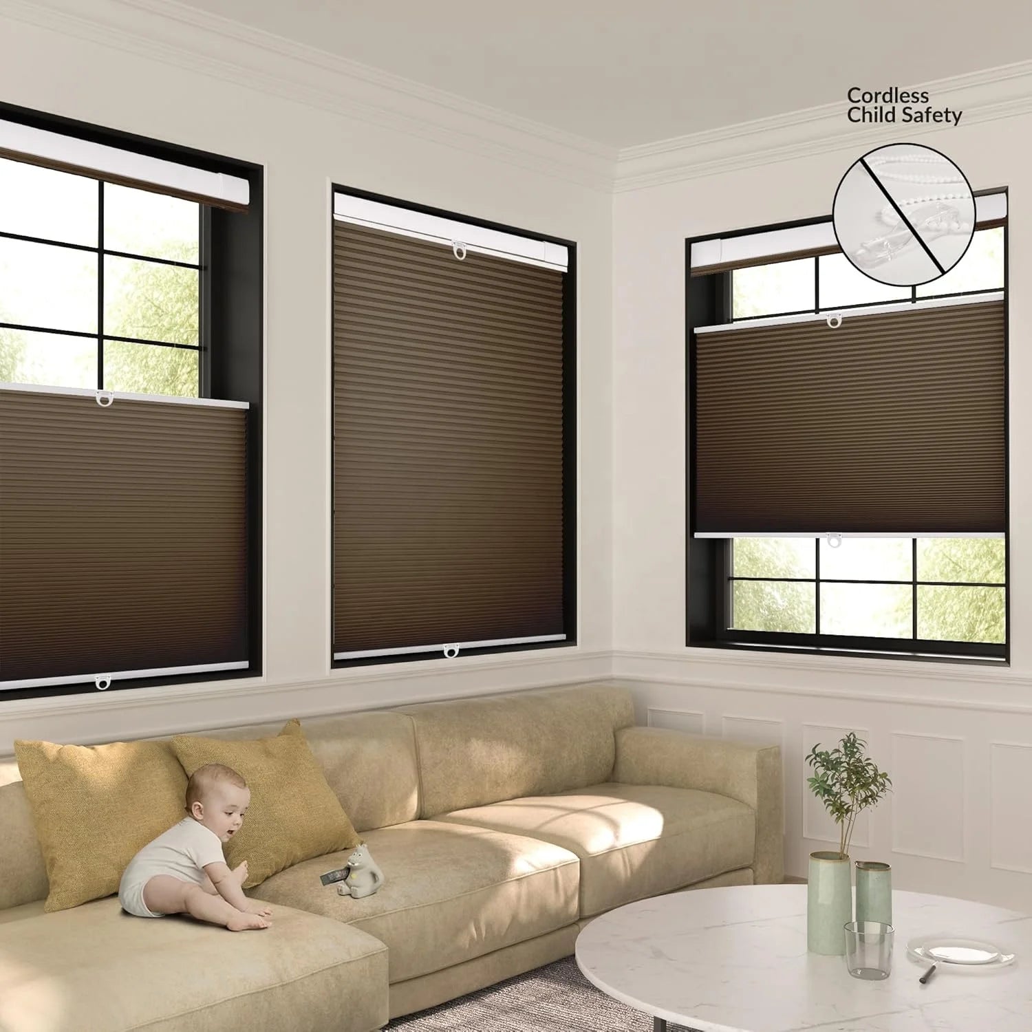 Custom Honeycomb Blinds Blackout Day Night Blinds
