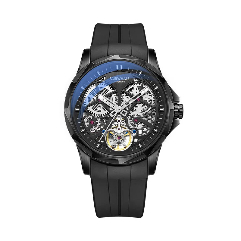 2025 luxury and Strap Men Watch Automatic Watch Skeleton