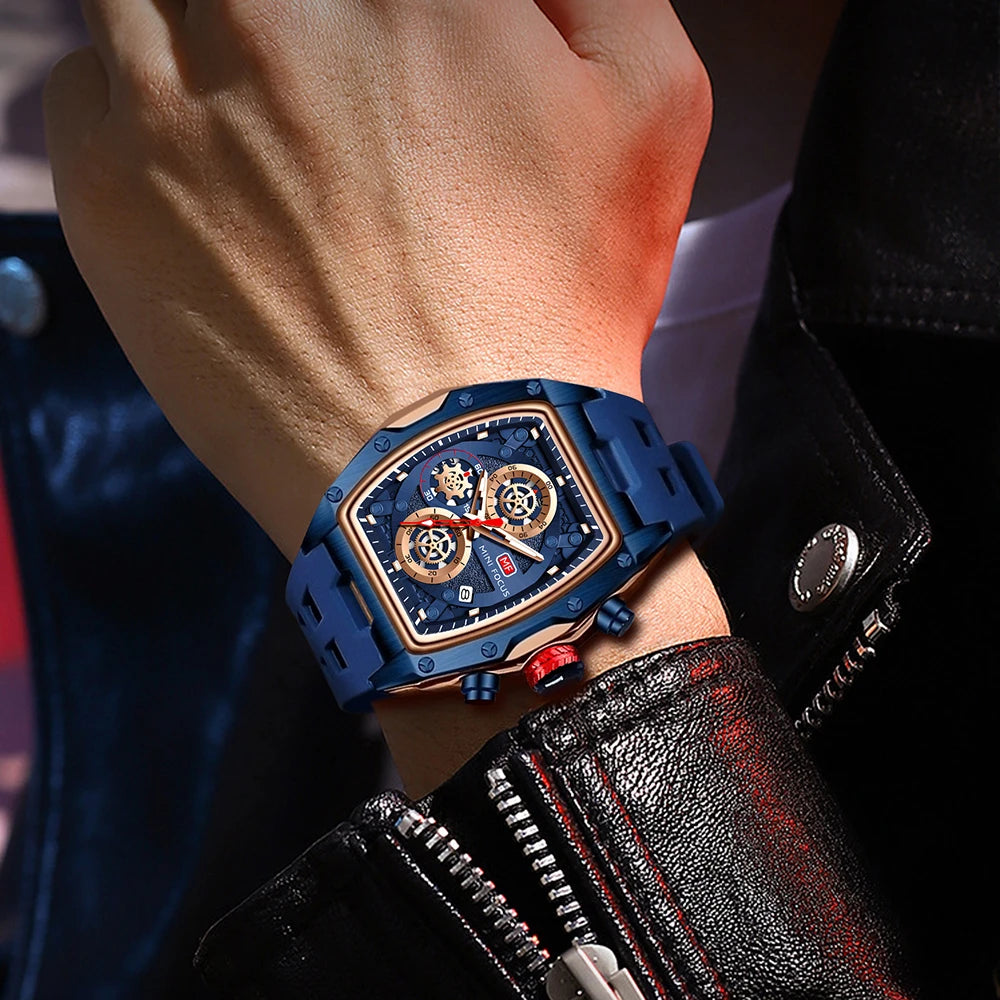 New Watches Luxury Sport Quartz Watch for Men Waterproof
