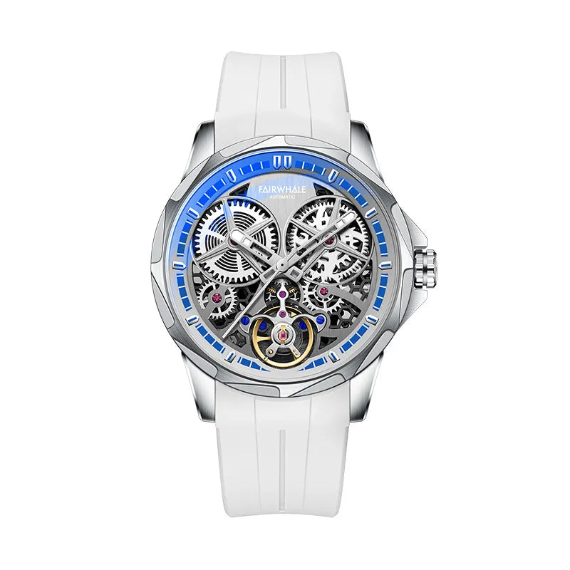 2025 luxury and Strap Men Watch Automatic Watch Skeleton