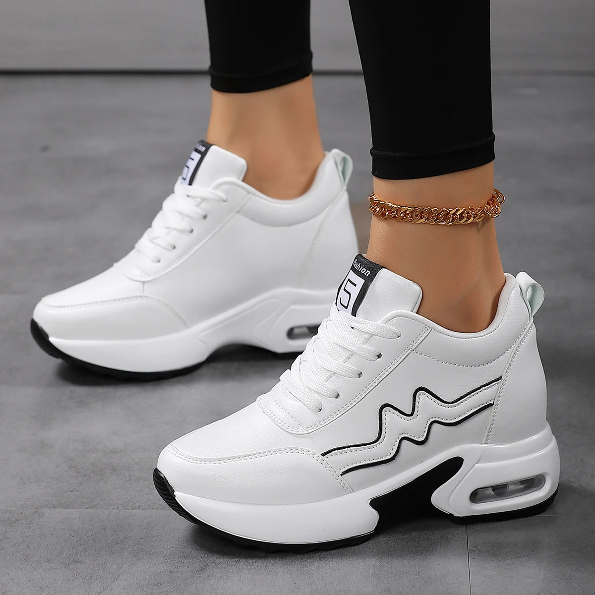 Women's Korean Style Casual Sneakers Outdoor Sports Tennis & Running Shoes
