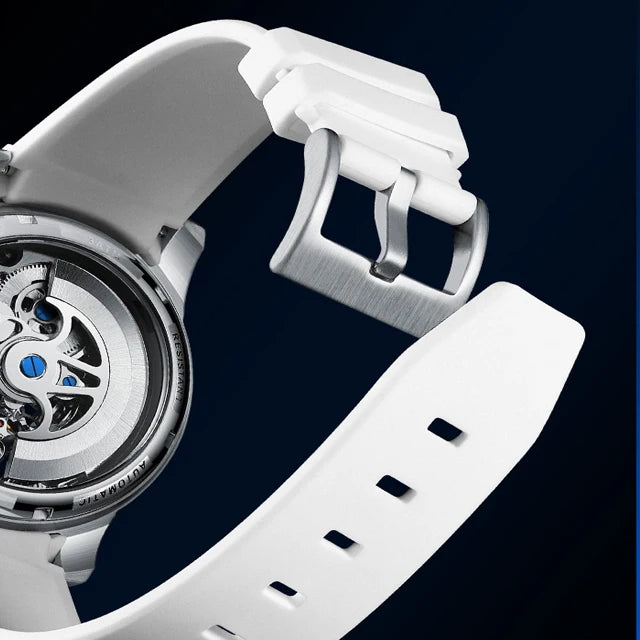 2025 luxury and Strap Men Watch Automatic Watch Skeleton