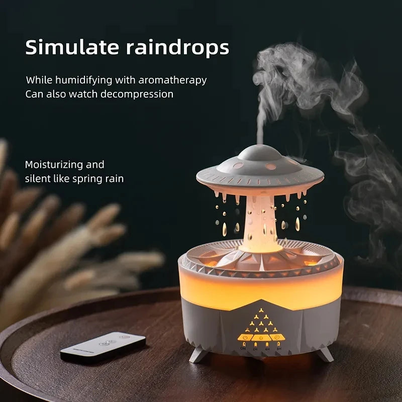 Humidifier Led Light air Humidifier Bedroom  Mushroom Cloud Lamp Humidifier