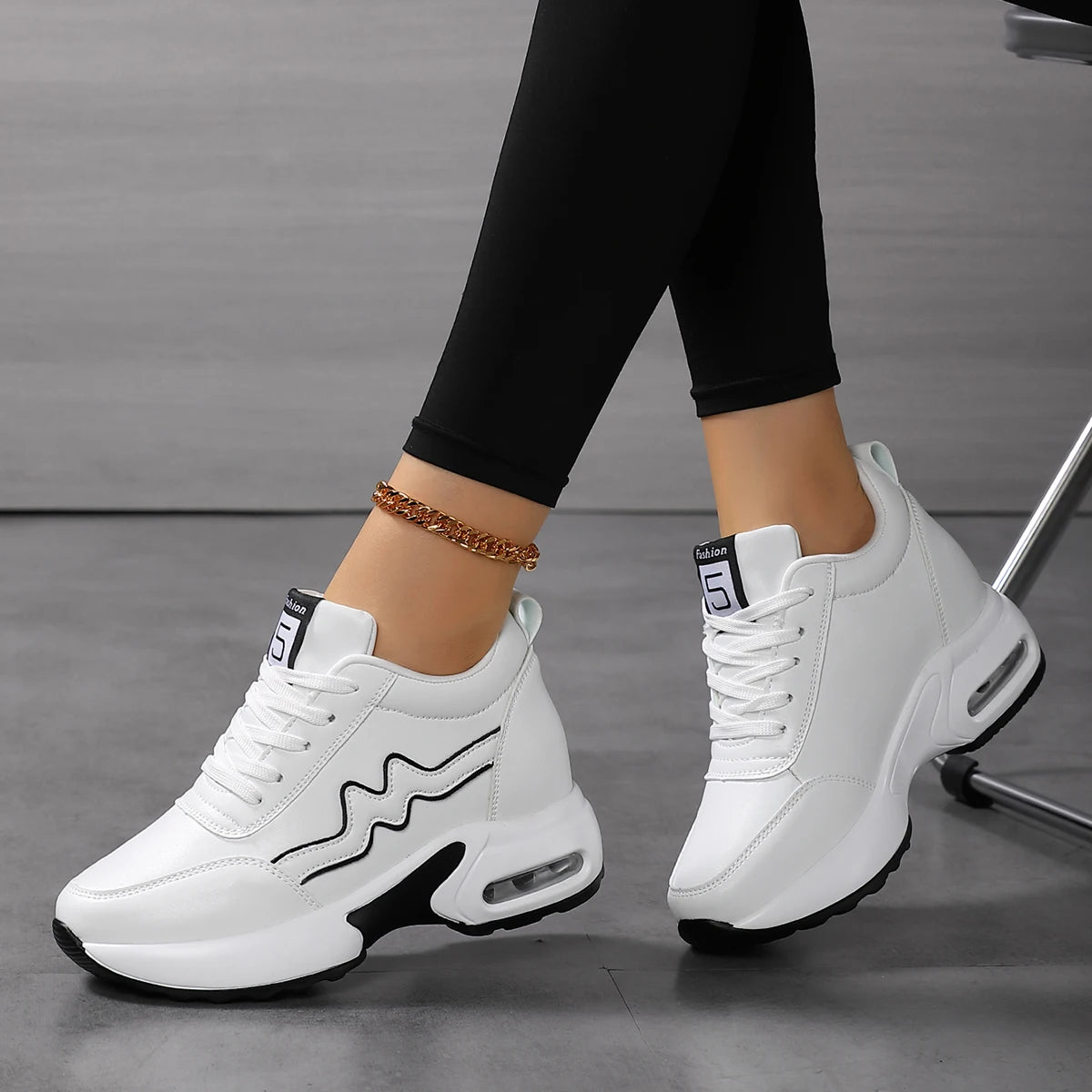 Women's Korean Style Casual Sneakers Outdoor Sports Tennis & Running Shoes