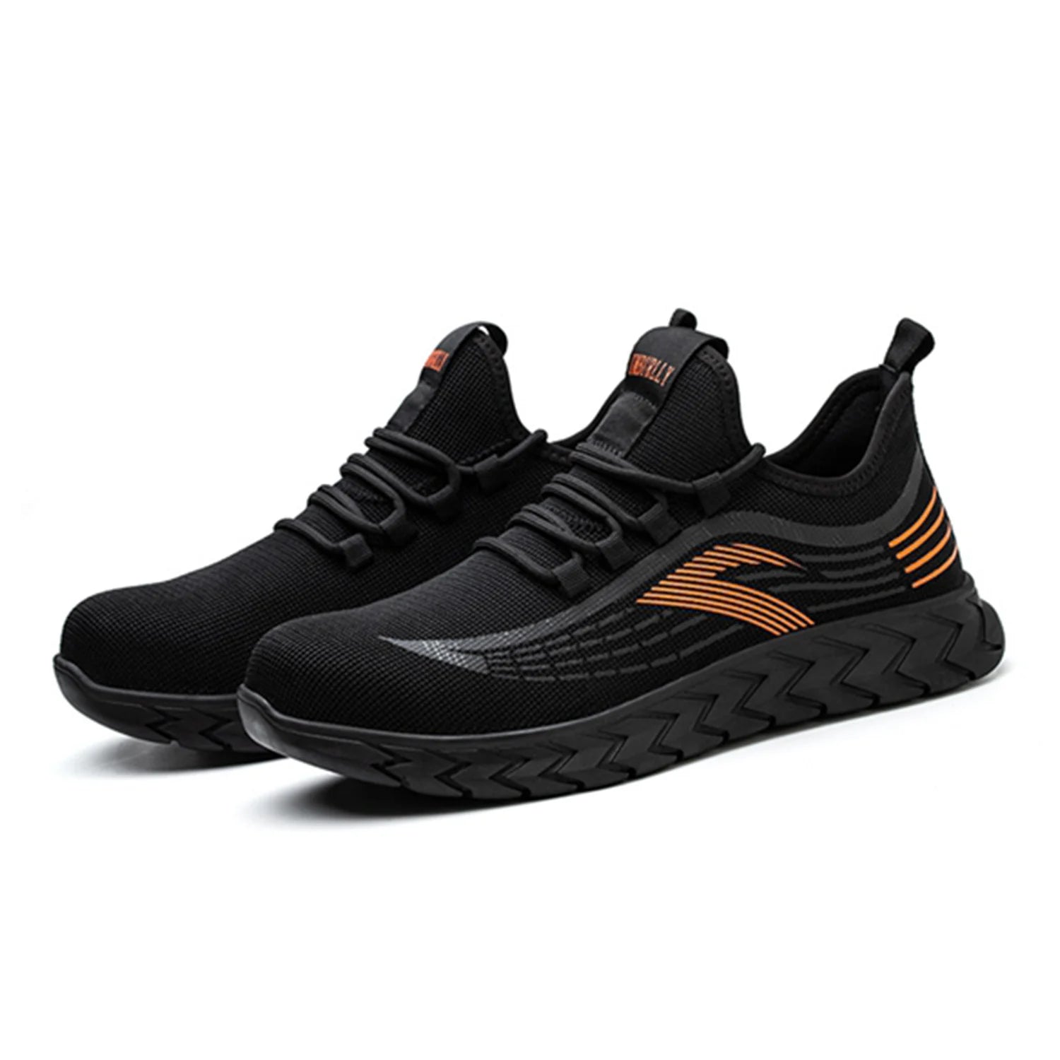 Women's Lightweight Steel Toe Sports Safety Shoes with Breathable Mesh Upper Low Cut Winter Construction Features Anti-Slip