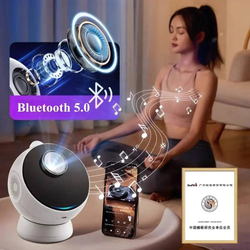 Star 3D Visual Wireless Galaxy Star Projector Speaker Ultra Clear