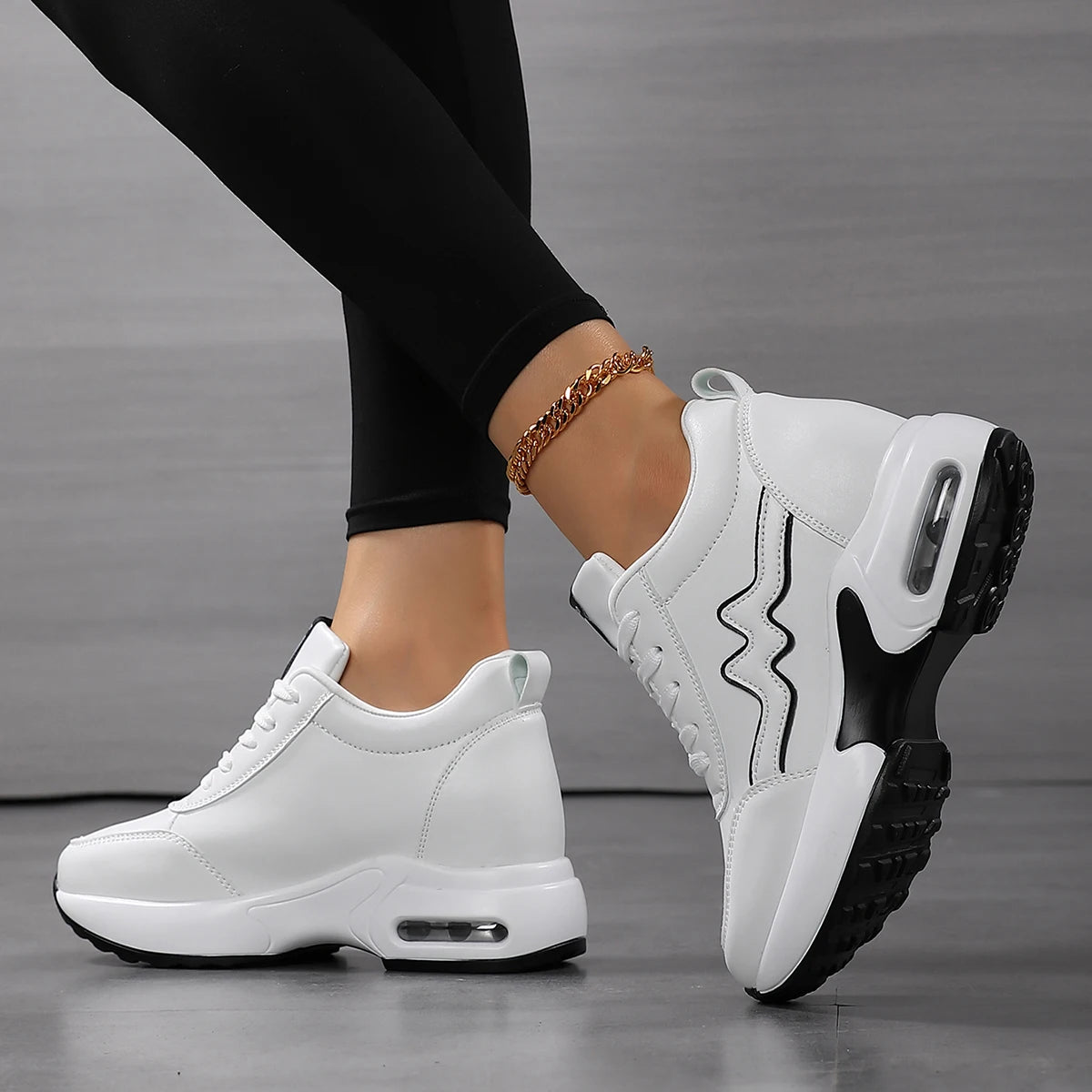 Women's Korean Style Casual Sneakers Outdoor Sports Tennis & Running Shoes
