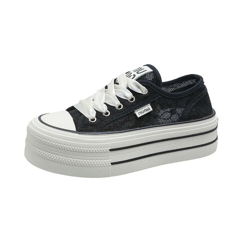 Thick base height increase sport shoes women New Spring 2025 Collection shoes women sneakers Fashion Trends sports shoes