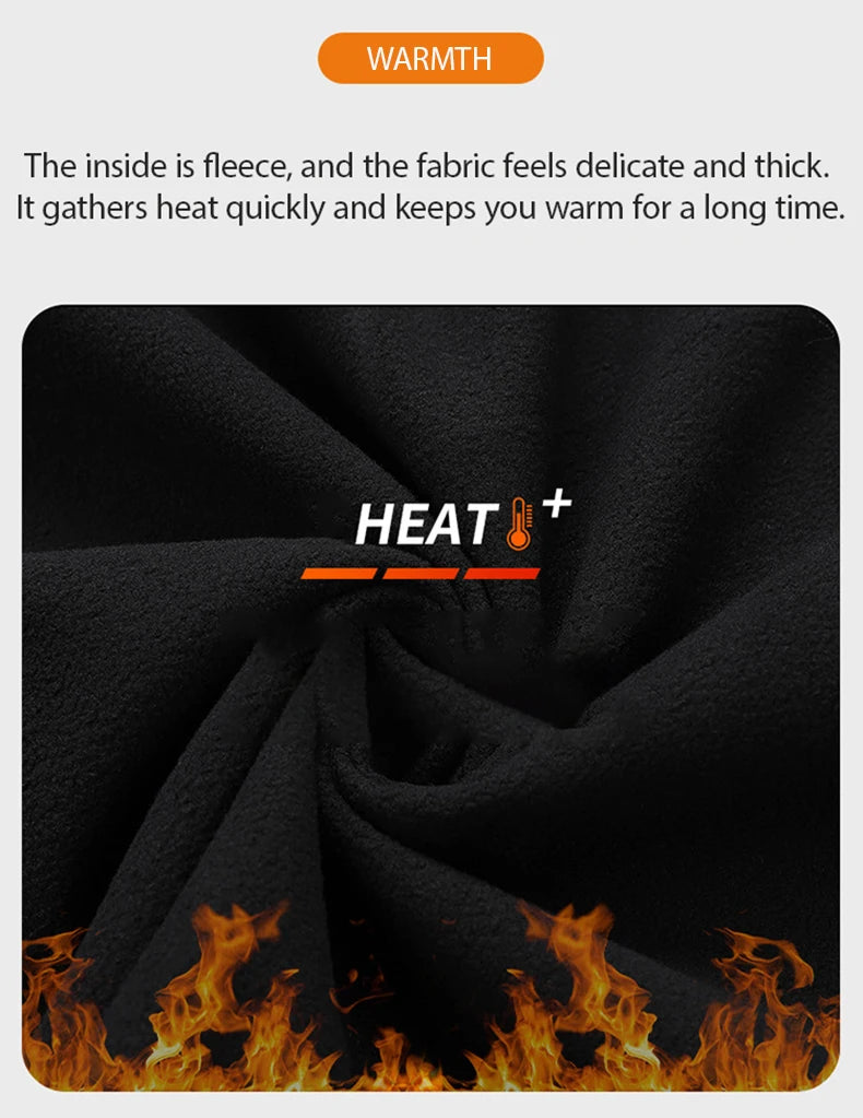 EUMERGX Fleece Soft shell Jackets Men Waterproof